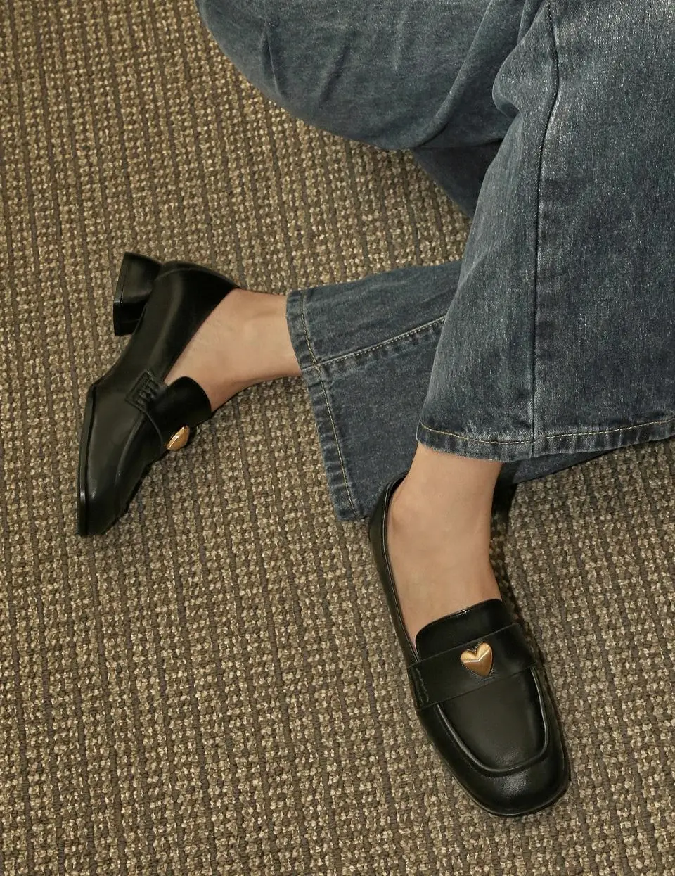 170J Clove Heart Loafer 3cm