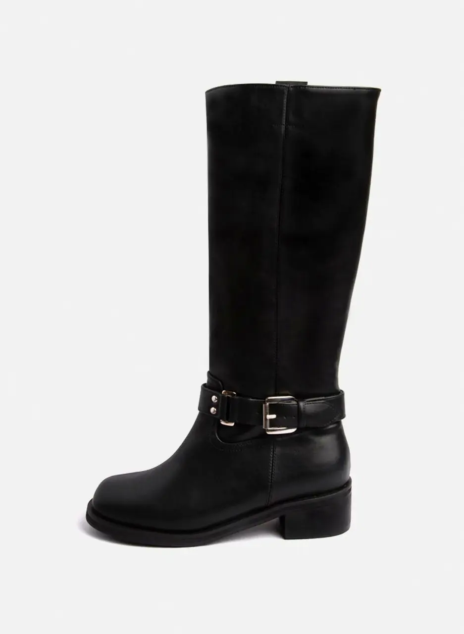 Branson Belt Middle/Long 2WAY 3cm Boots (B239)