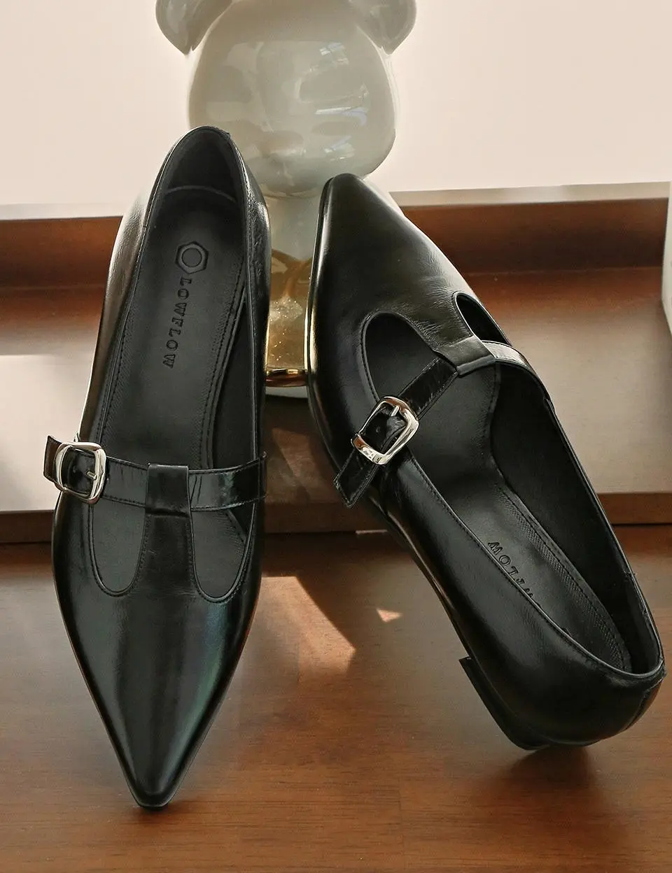 Lazard T-Strap Flat Shoes
