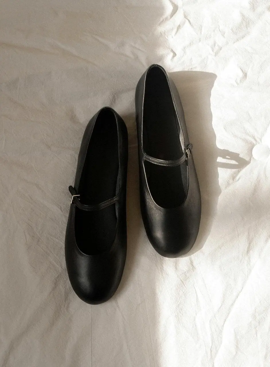 LUV MARYJANE FLATS [BLACK]