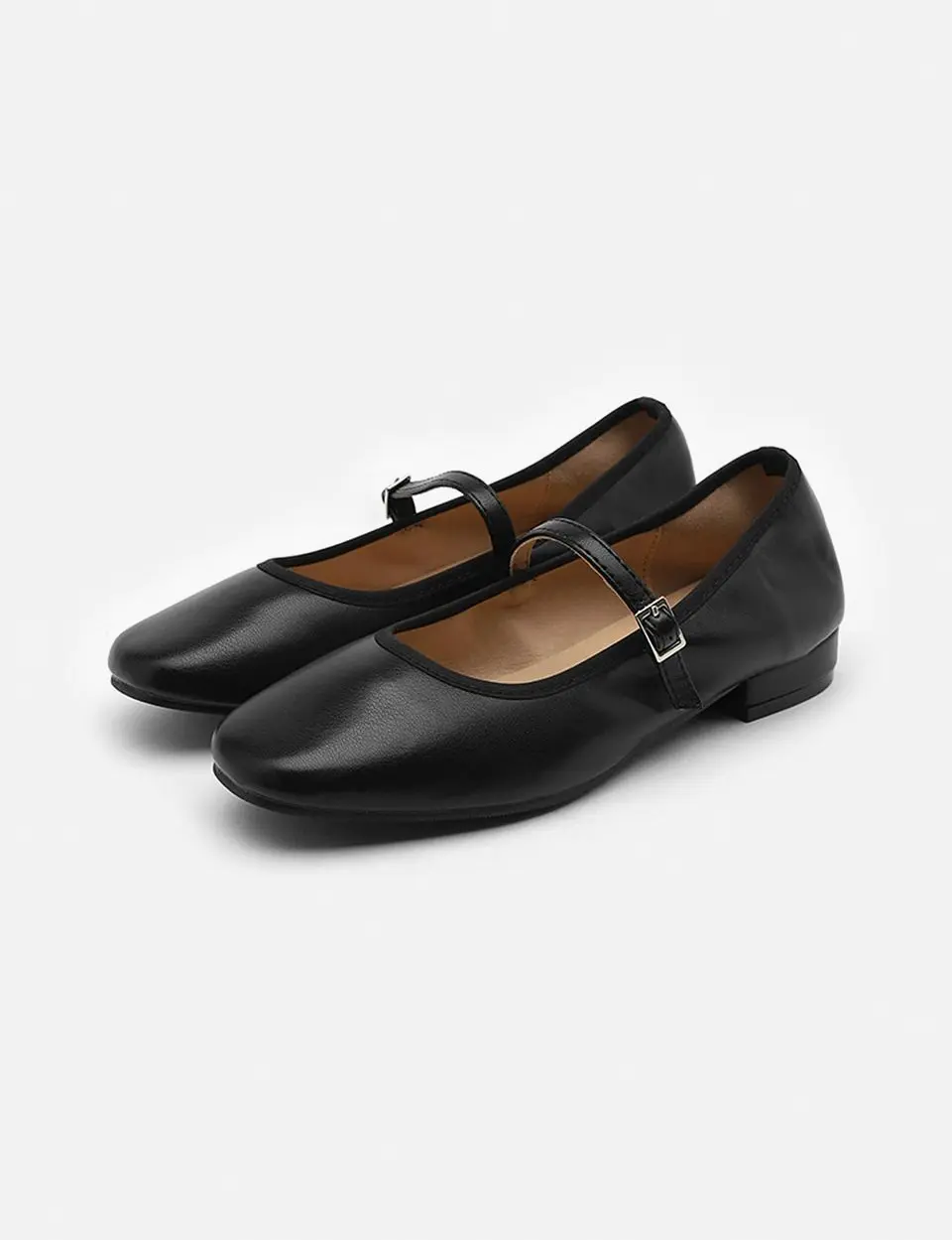 Charlotte Mary Jane Flat Shoes (2cm)