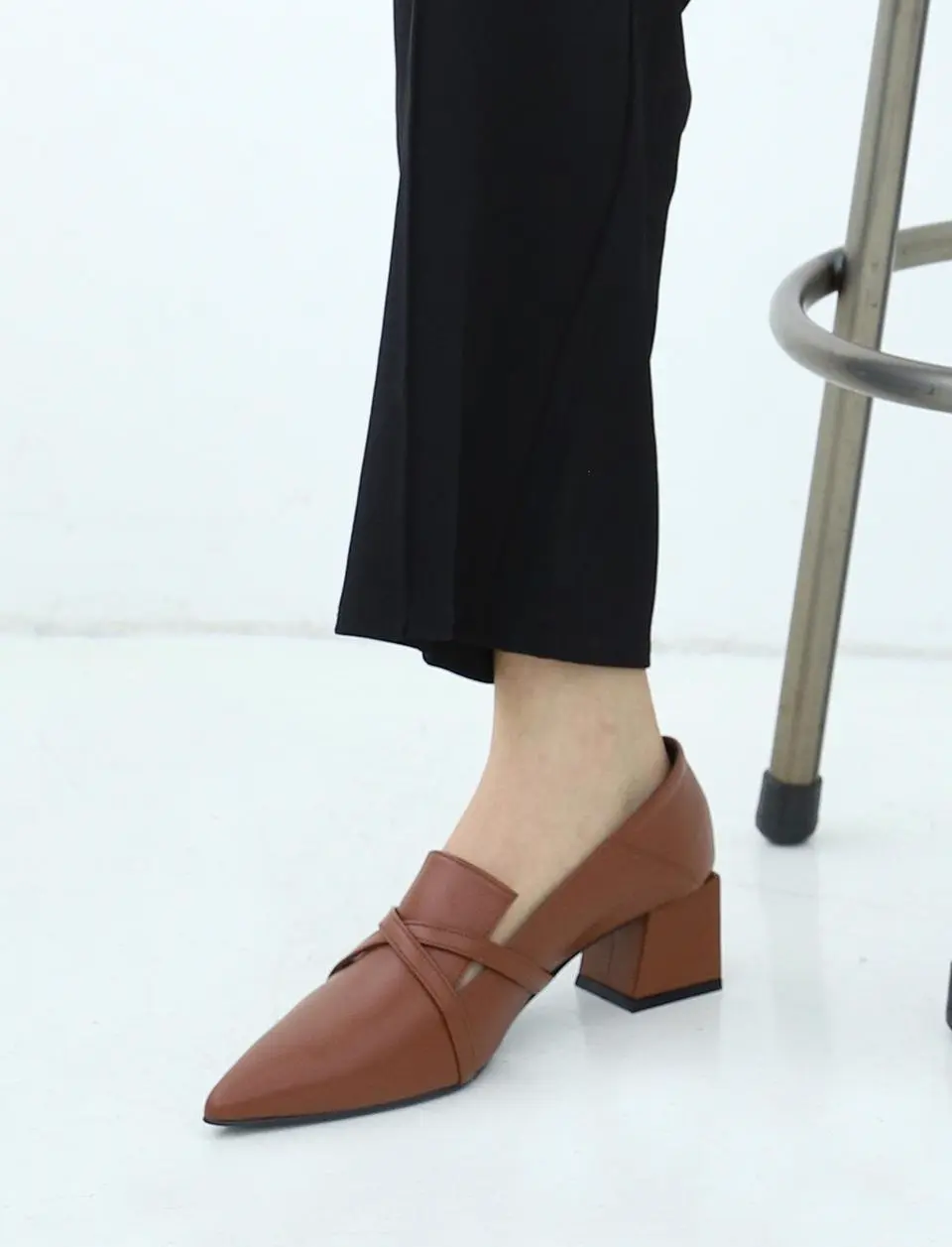 Heritage Penny Block Heel 5cm Loafer (LC206)