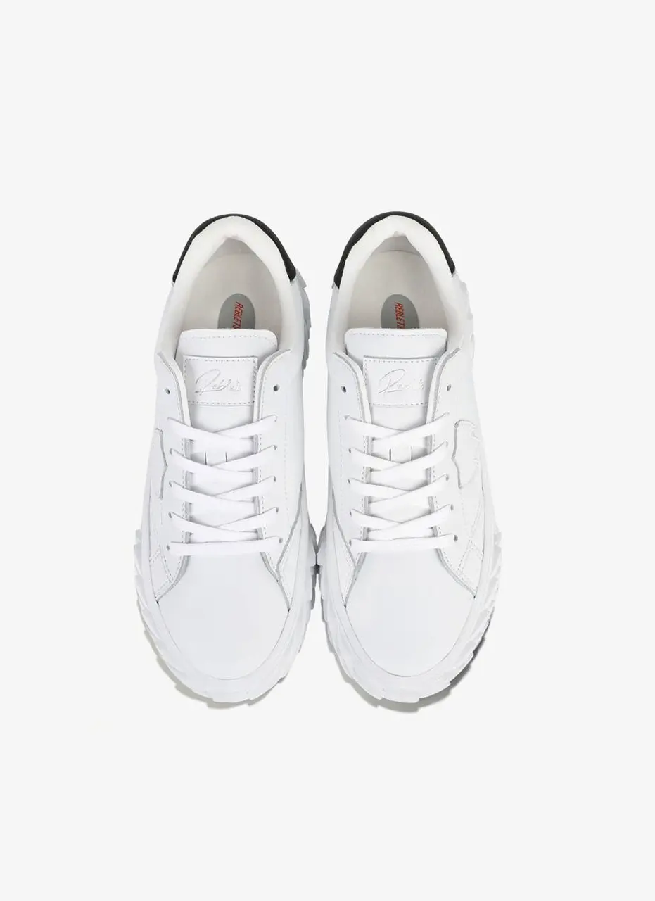 Mako W Leather Sneakers [White]
