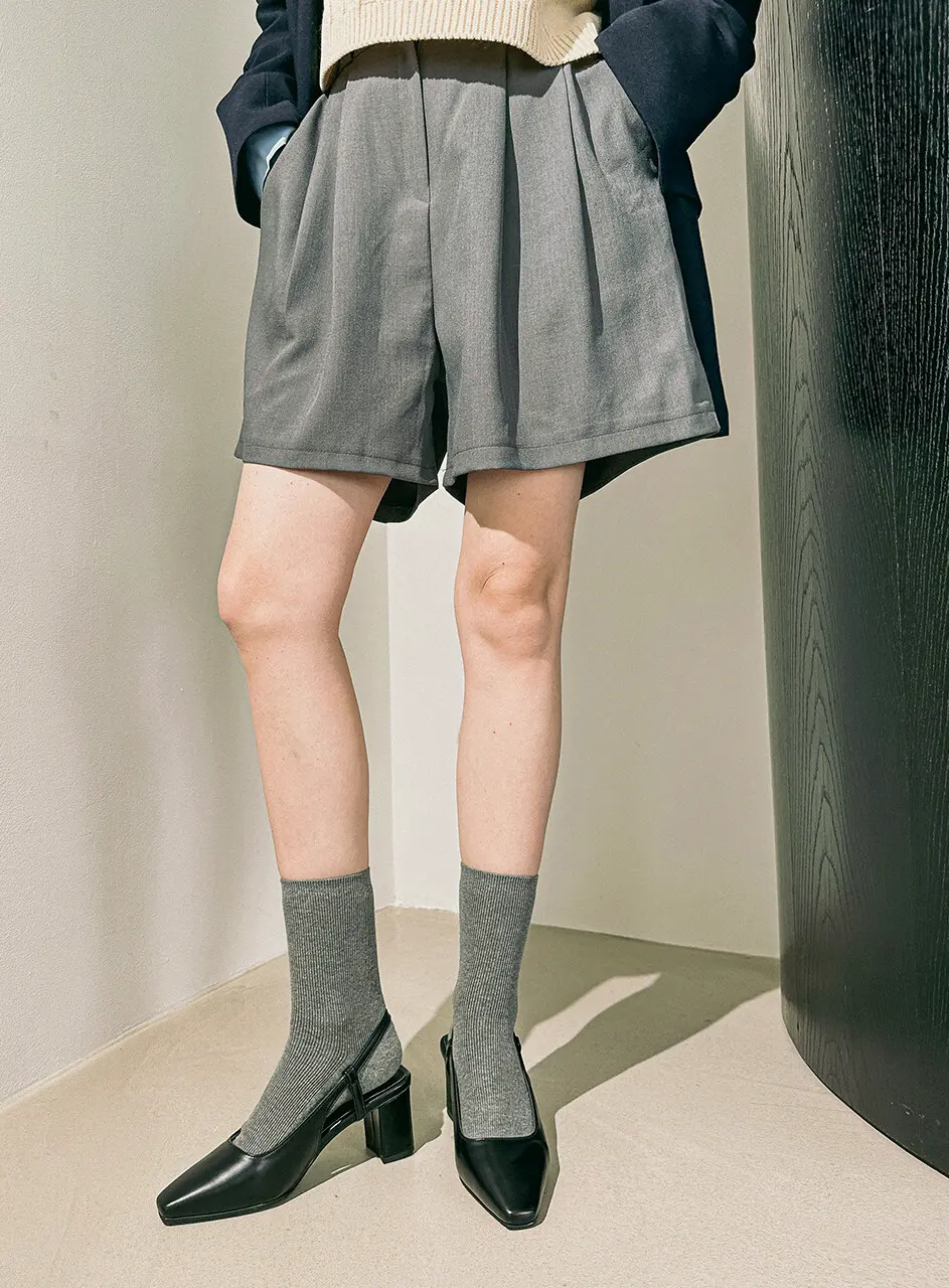 Jazzy Feminine Point Toe Slingback_4 Colors