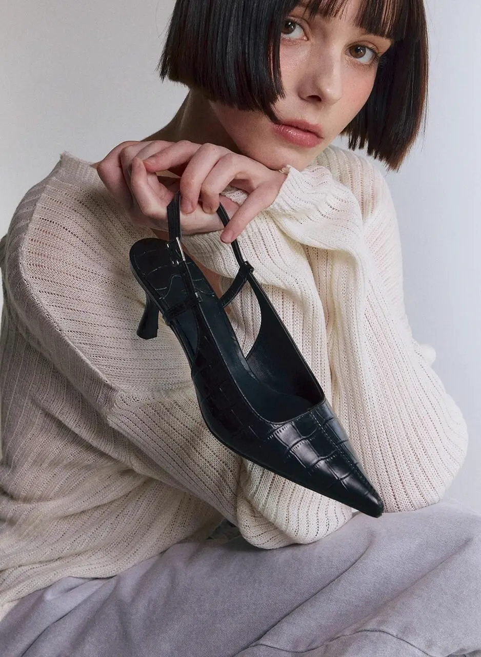 Luxe Slingback Pumps (EO2619)