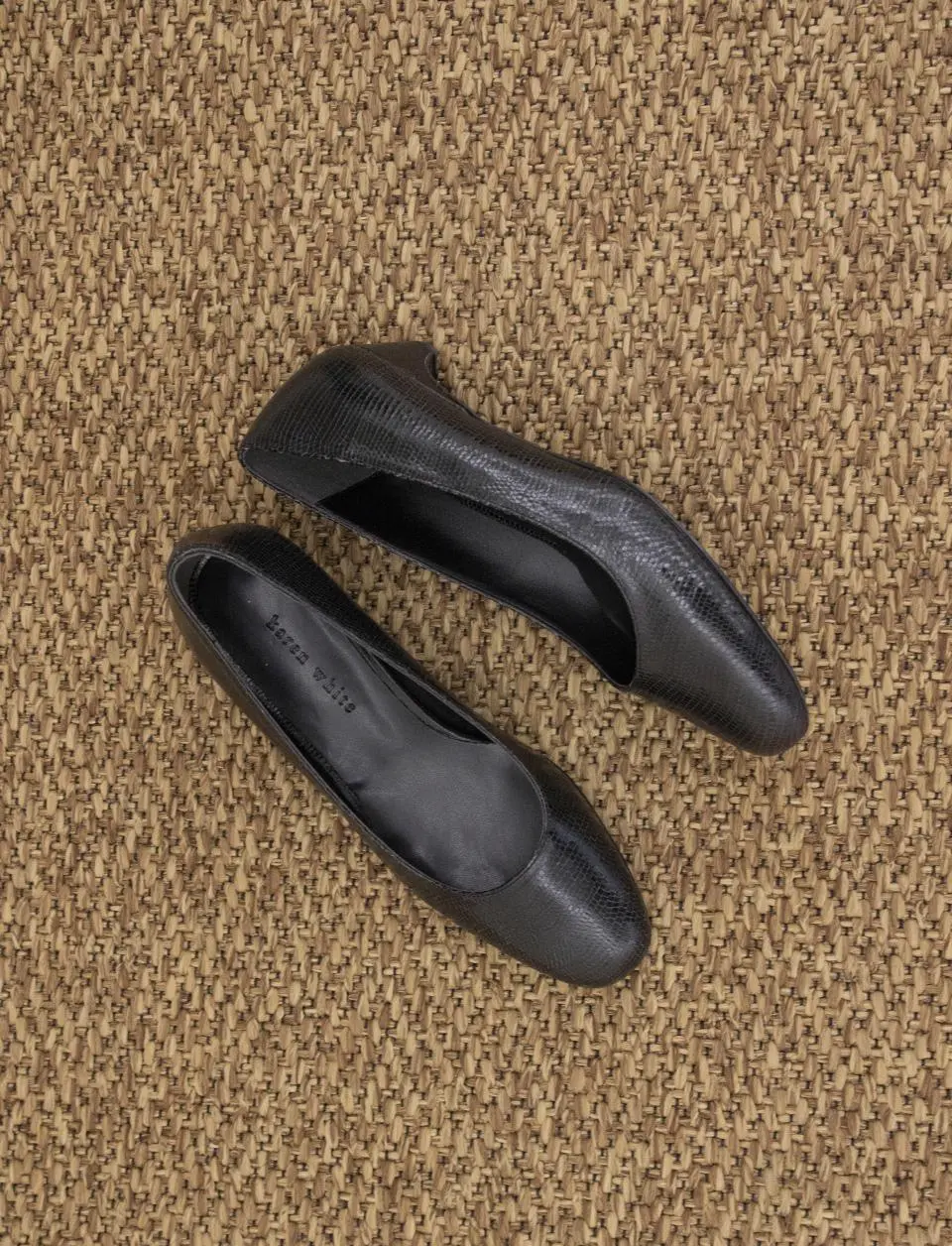 Embossed Texture 3cm Pumps (kw2957)