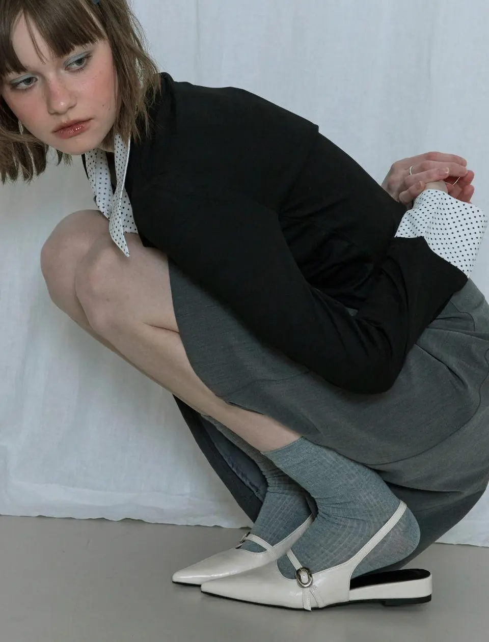 Cathay Mary Jane Slingback 3cm Pumps (WS9005)