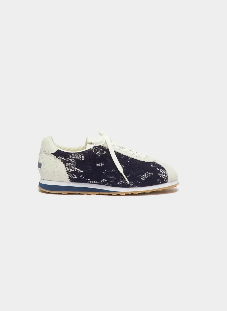 Flower Lace Sneakers [navy] (DG4DS26004NAY)