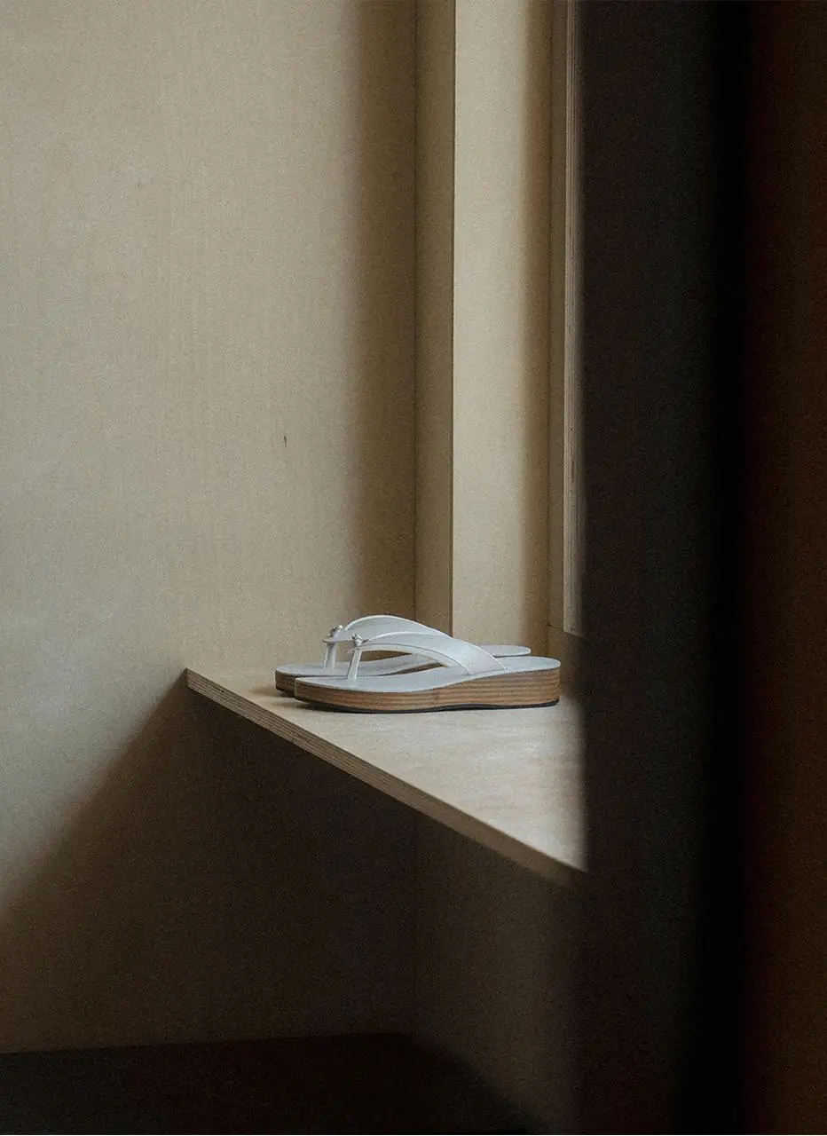 Wood Knot Flip Flops