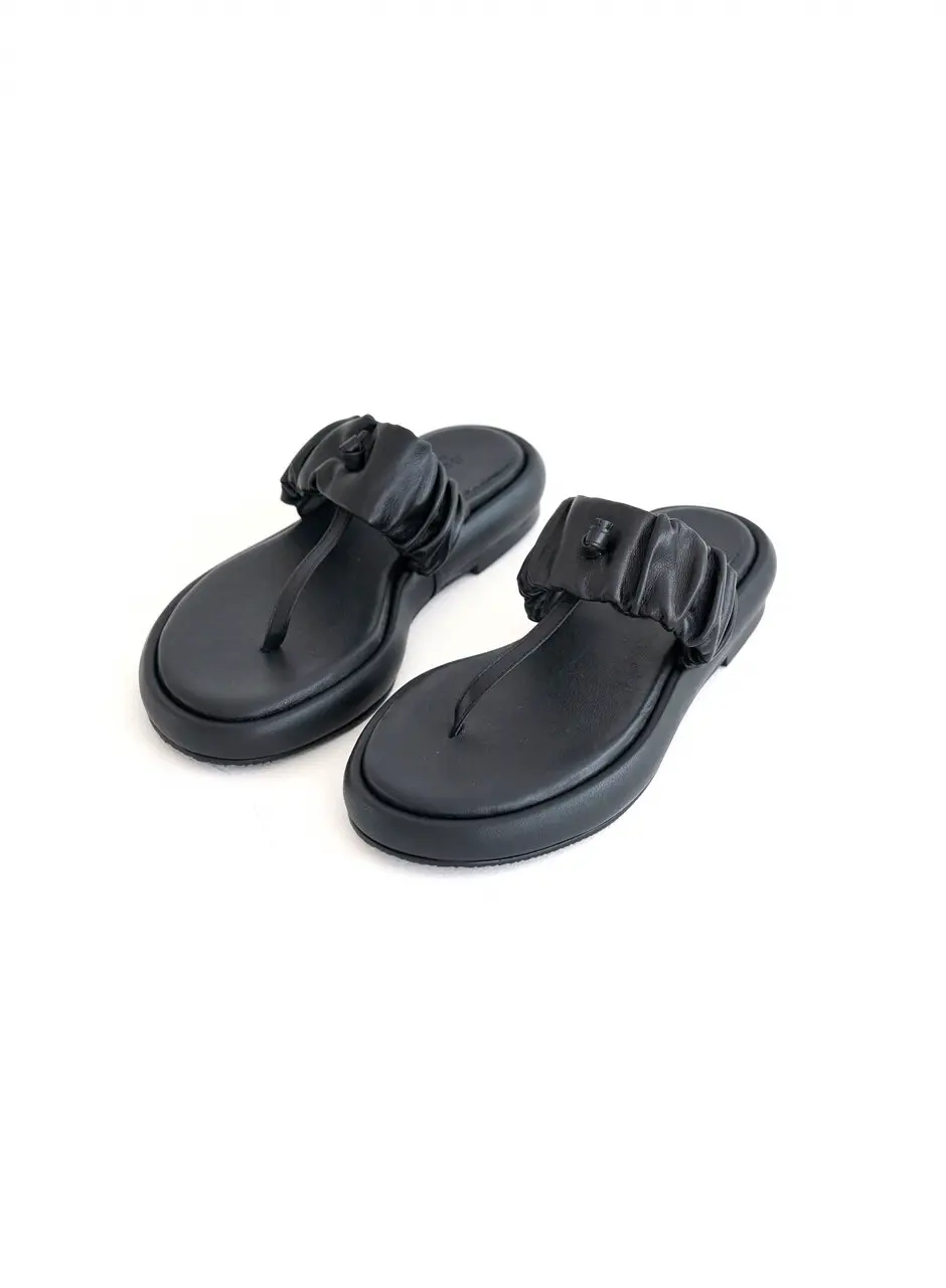 Dodu T-Strap Flip-Flop - Black