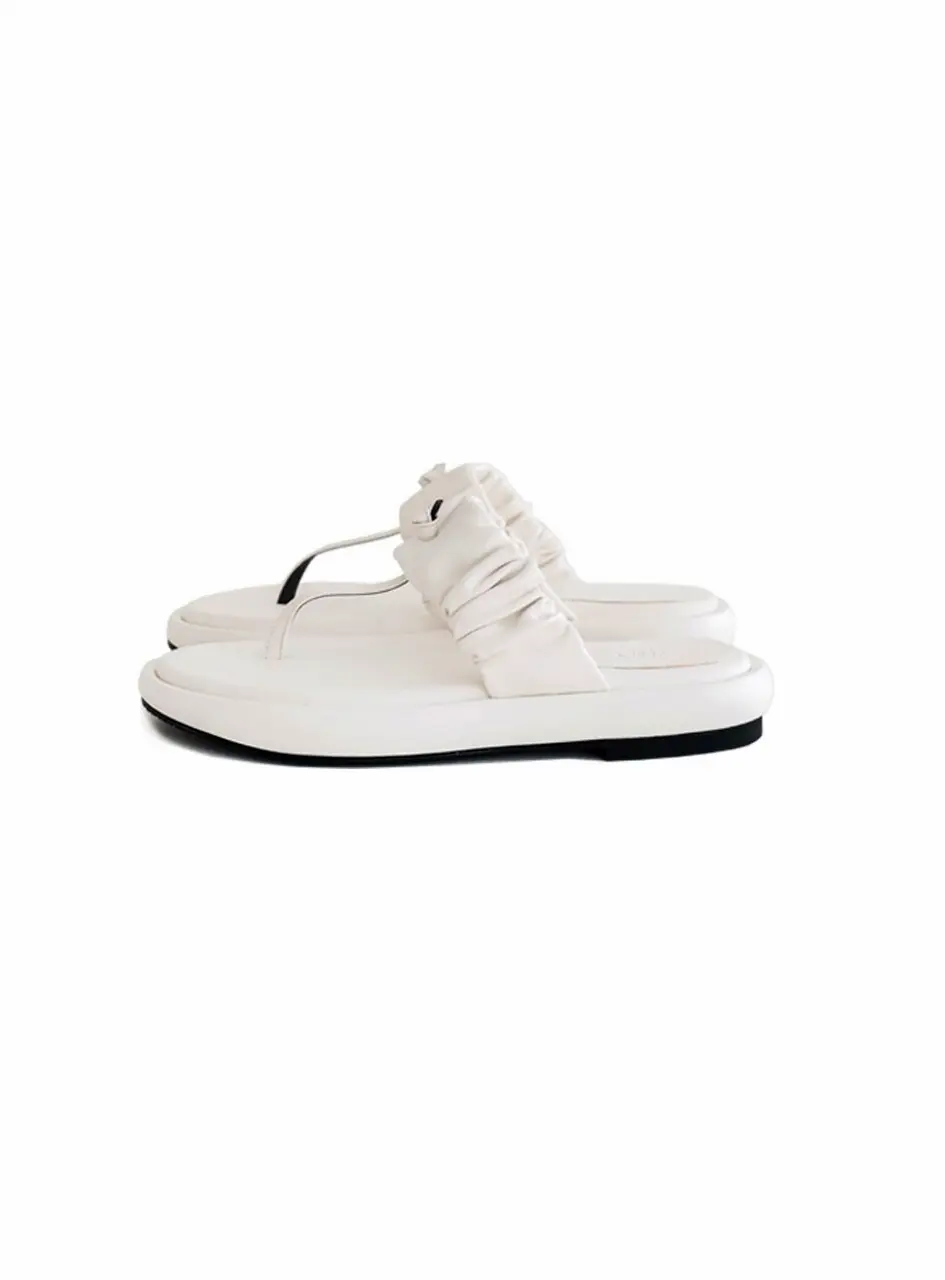 Dodu T-Strap Flip-Flop - White