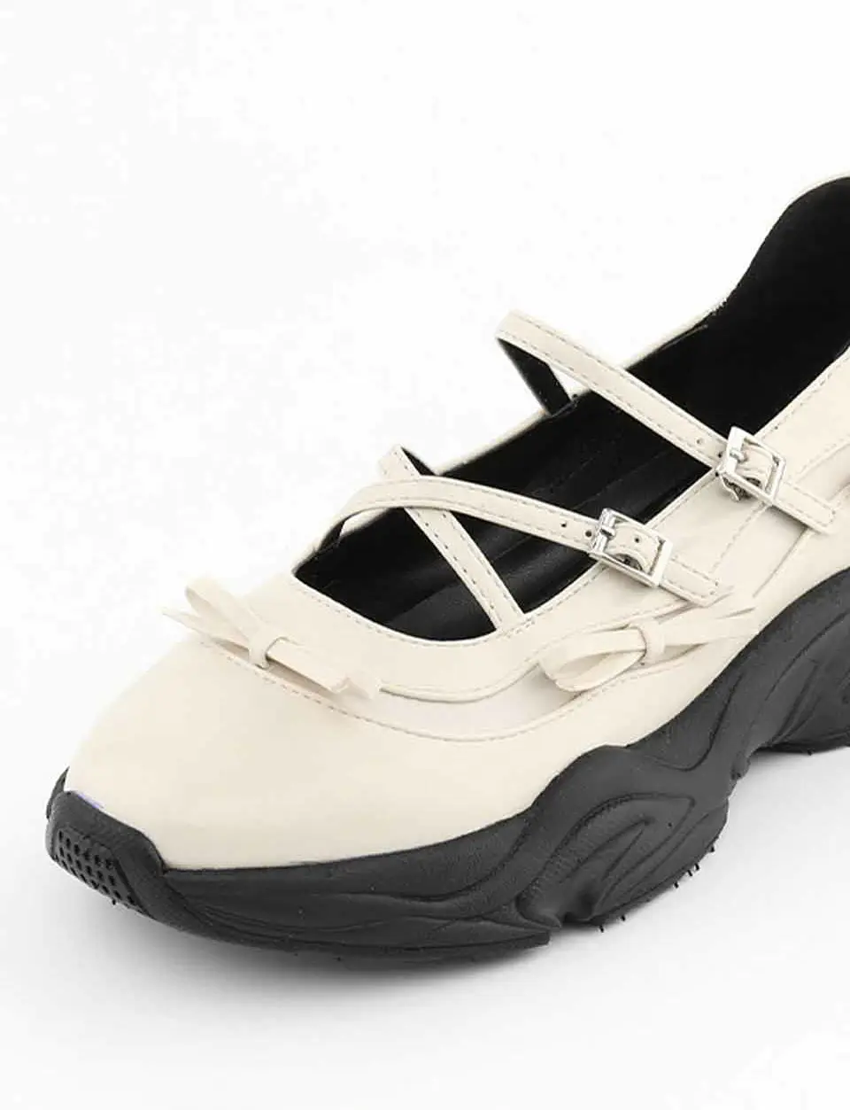 Platform Ribbon Mary Jane Loafer (2 Colors)