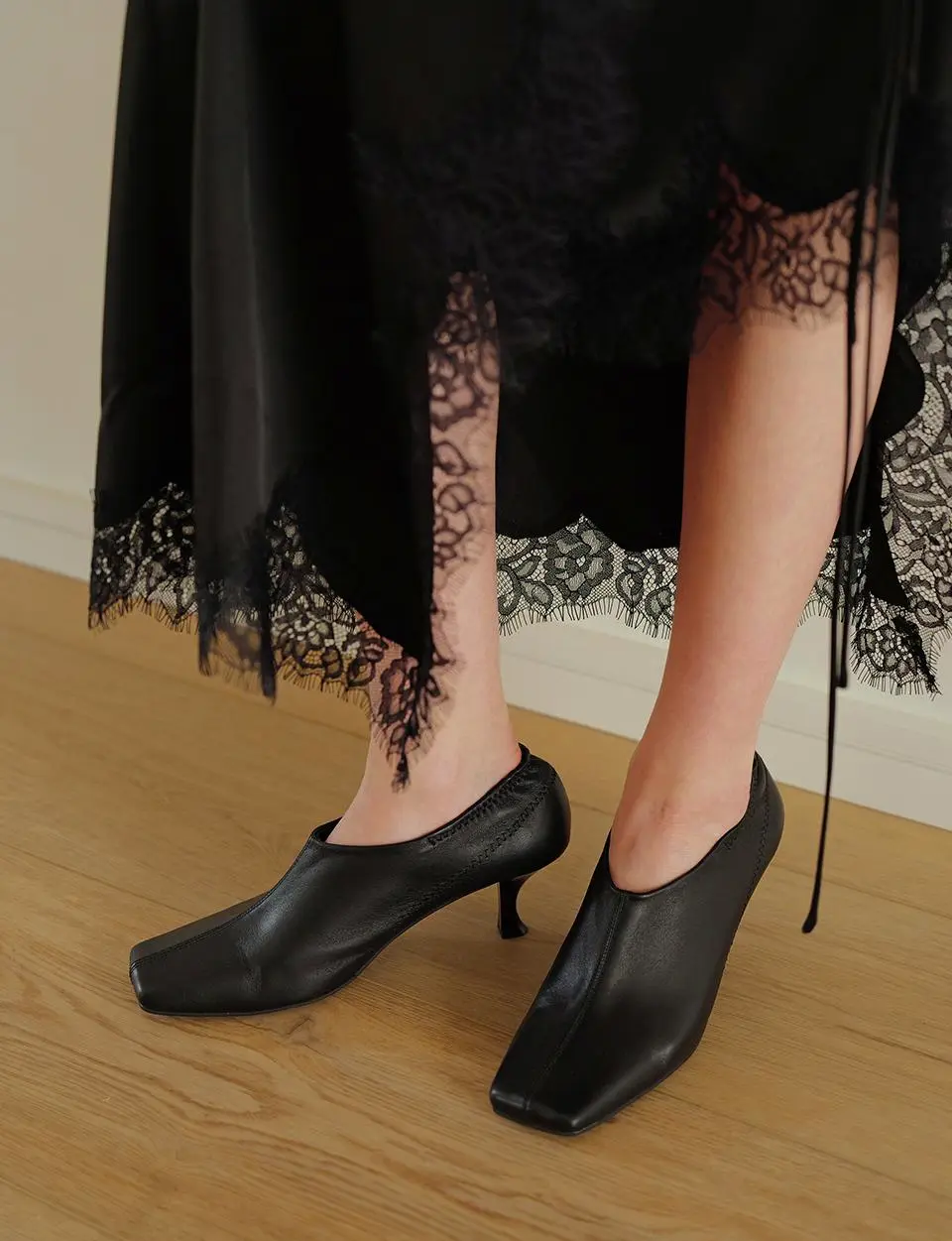 Etta Soft Square Glove 6.5cm Pumps