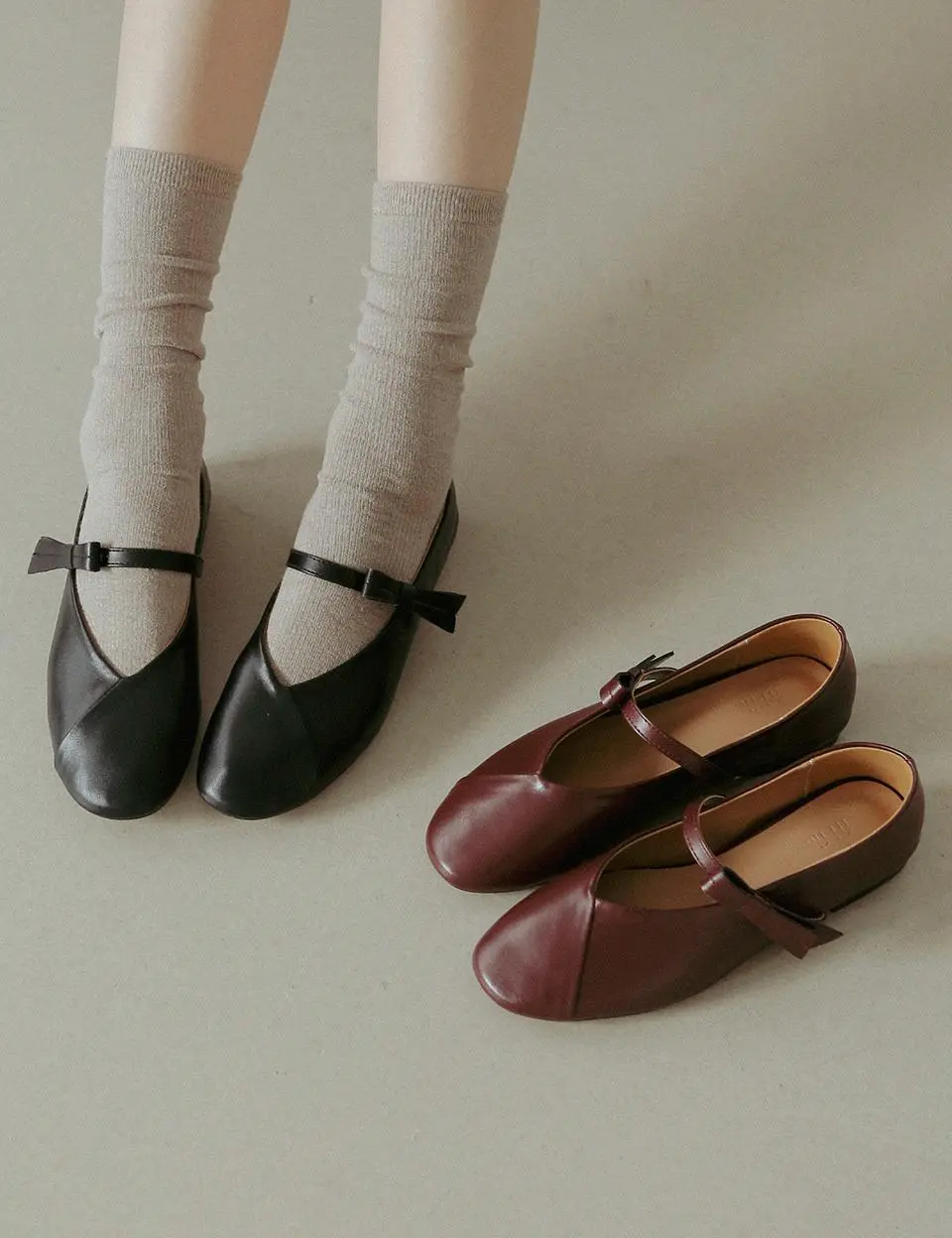 fel3088 ribbon maryjane flat _ 2colors