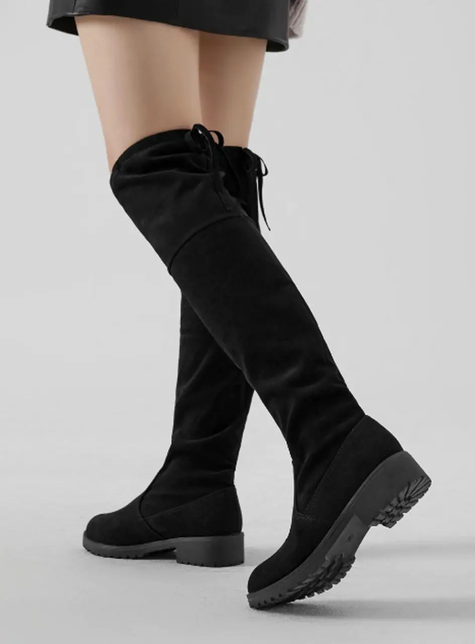 Fela Fur Lining Nihai Long Boots BLSDR4e237