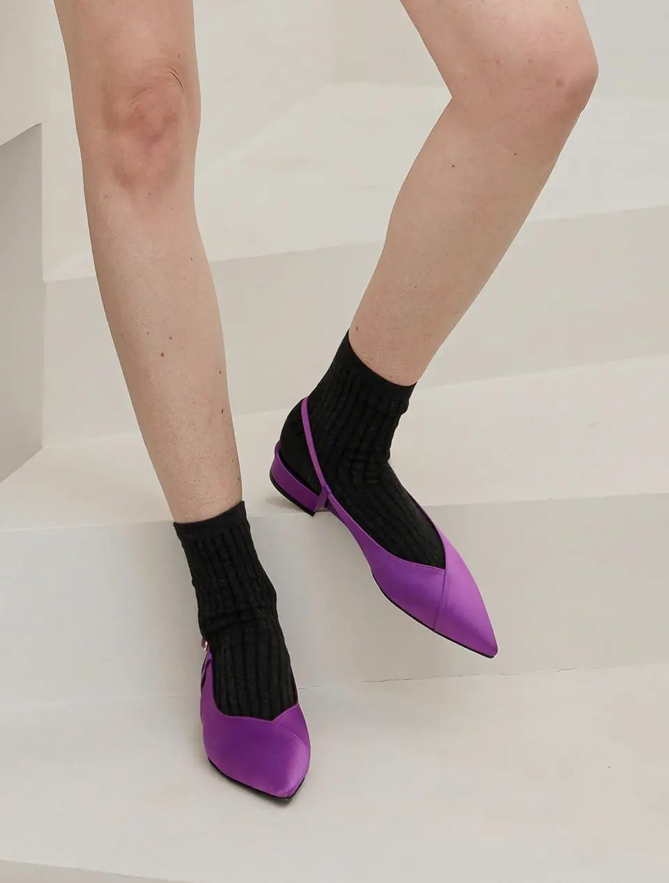 Stiletto Slingback 2cm Pumps (LC372)