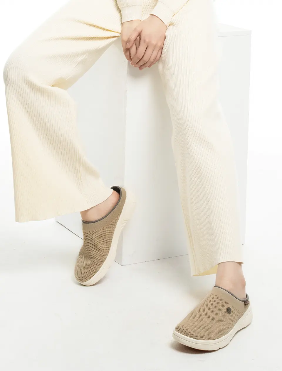 Mules Slipper_Sand Beige