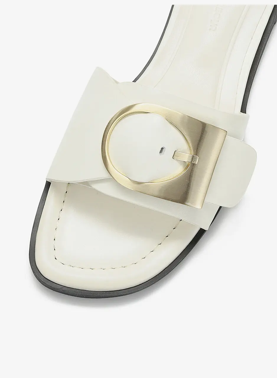 Anello Signature Big Comfy Slippers - Cream