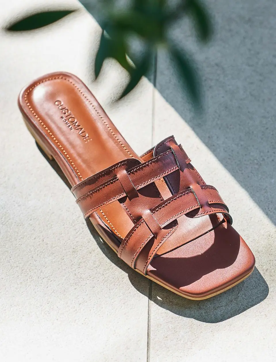 Mila Weaving Layered Mule 1.5cm (CW0103BR)