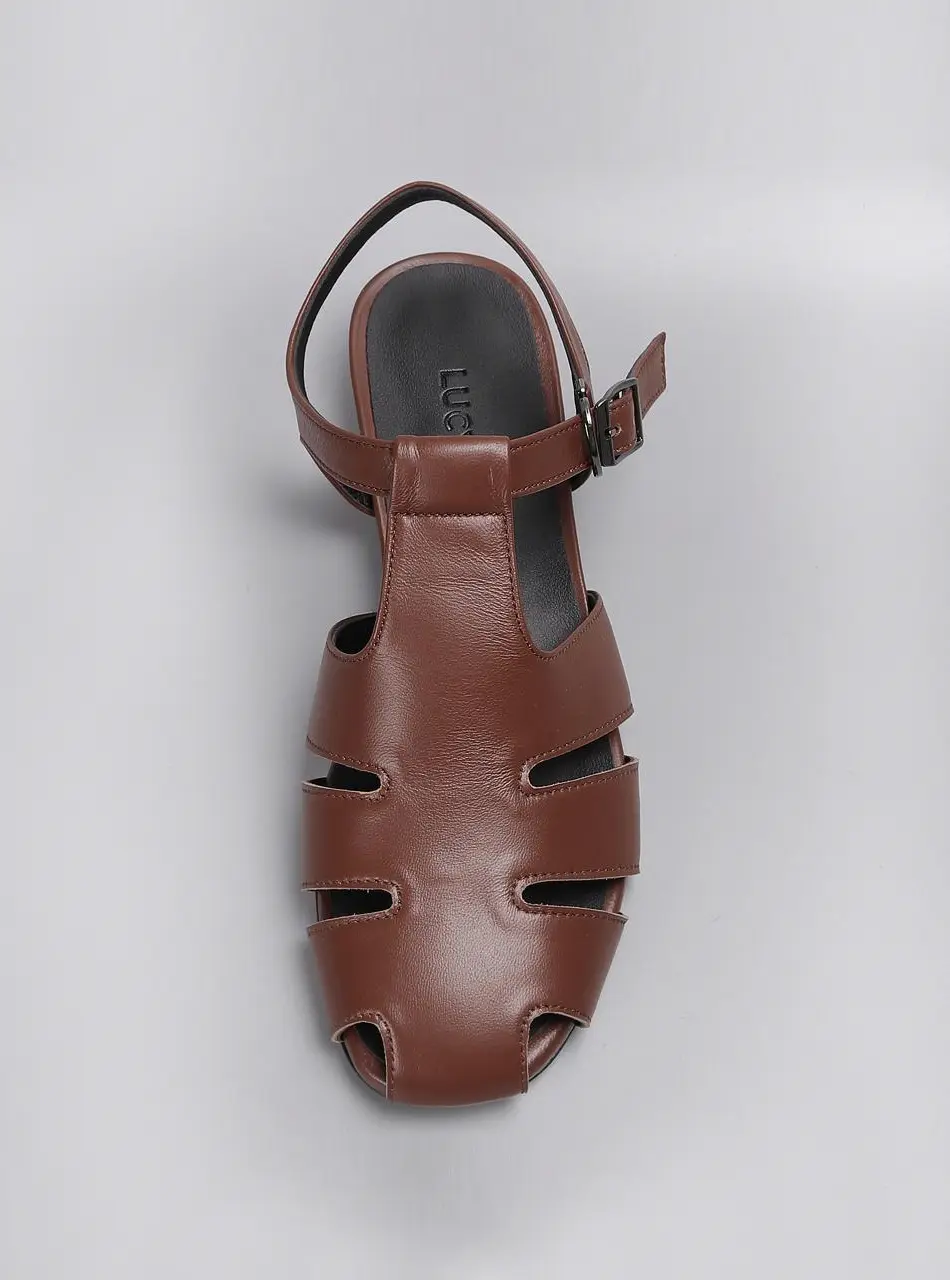 Classic Fisherman T-Strap 2cm Sandals (LC579)