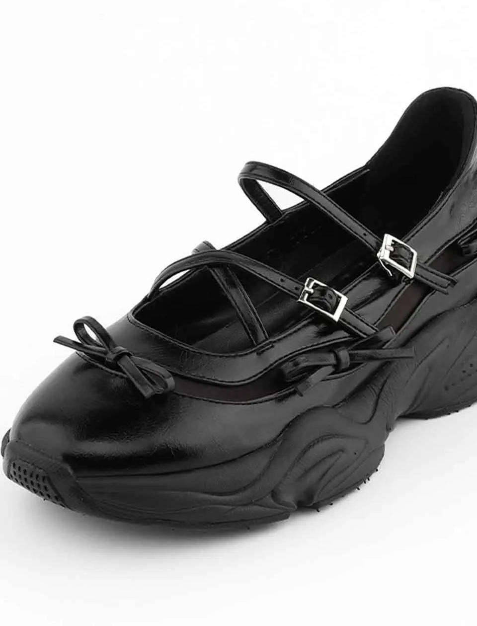 Platform Ribbon Mary Jane Loafer (2 Colors)