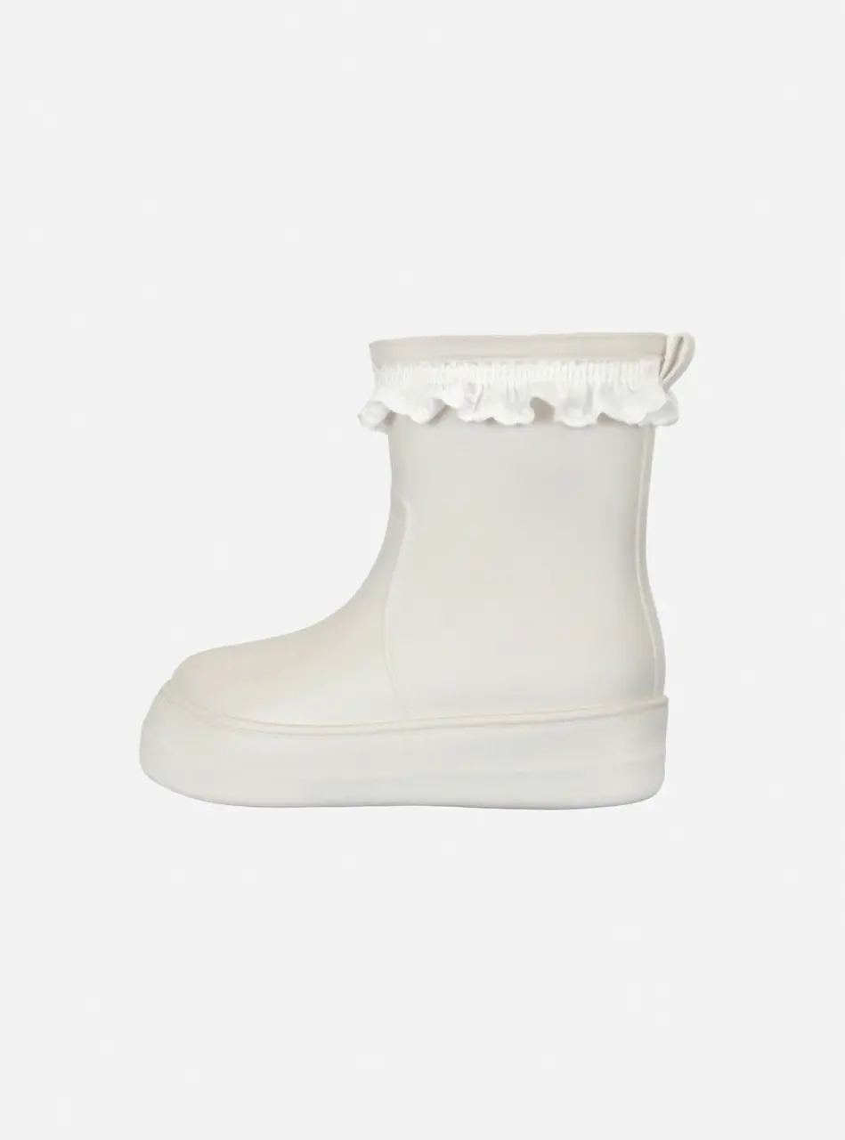 LACE RING RAINBOOTS [IVORY]