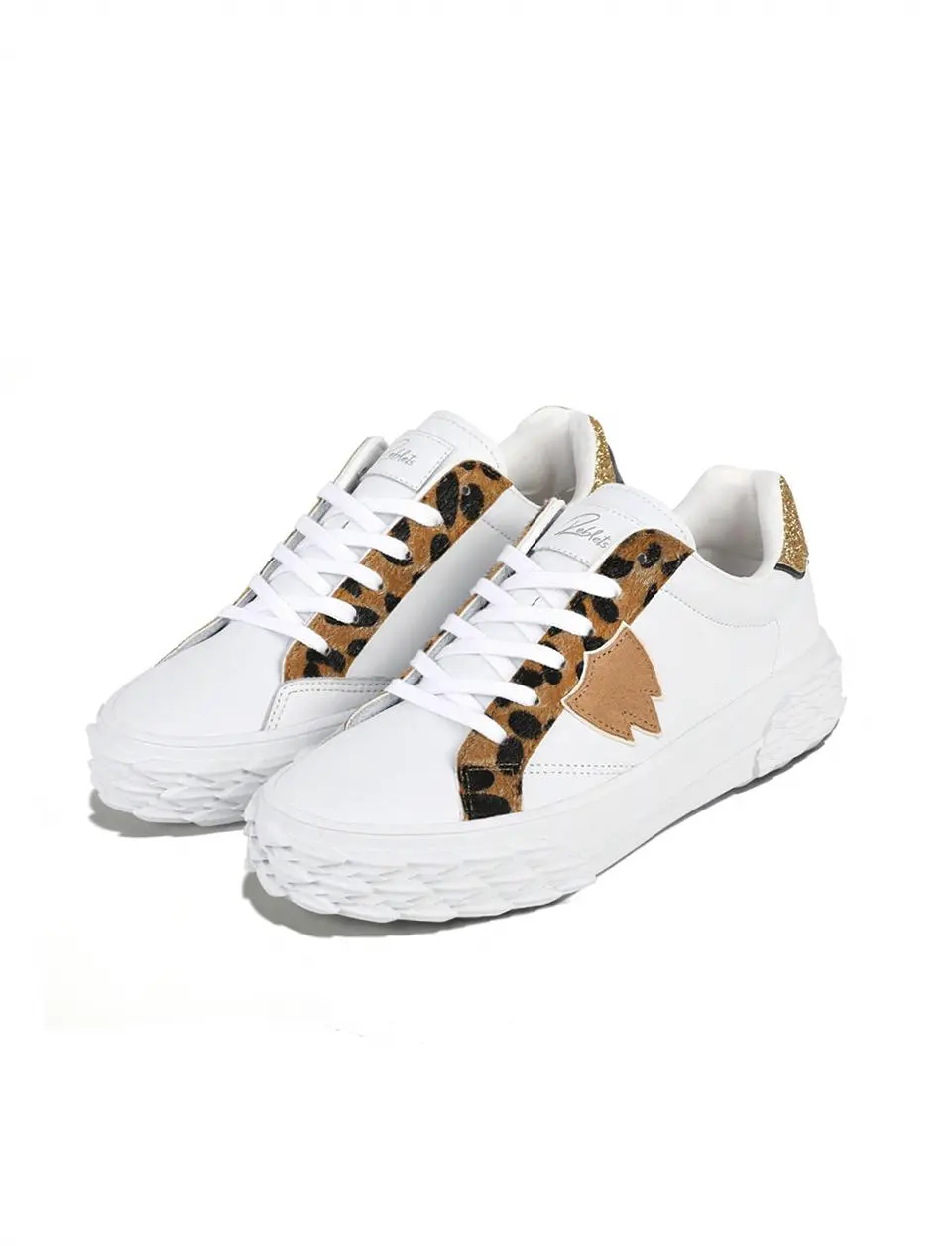 Mako W Leather Multi Leopard Sneakers