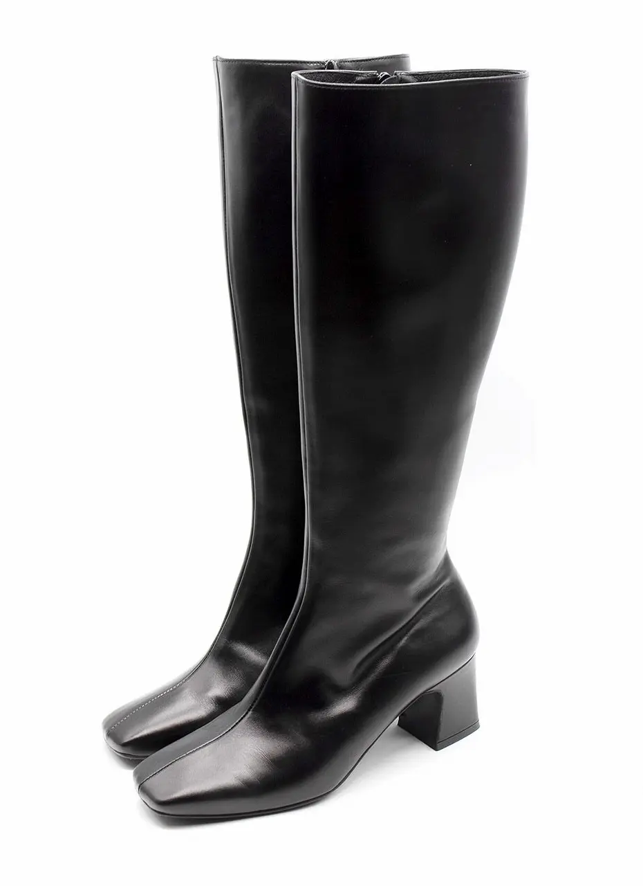 N-263 Long Boots - Black