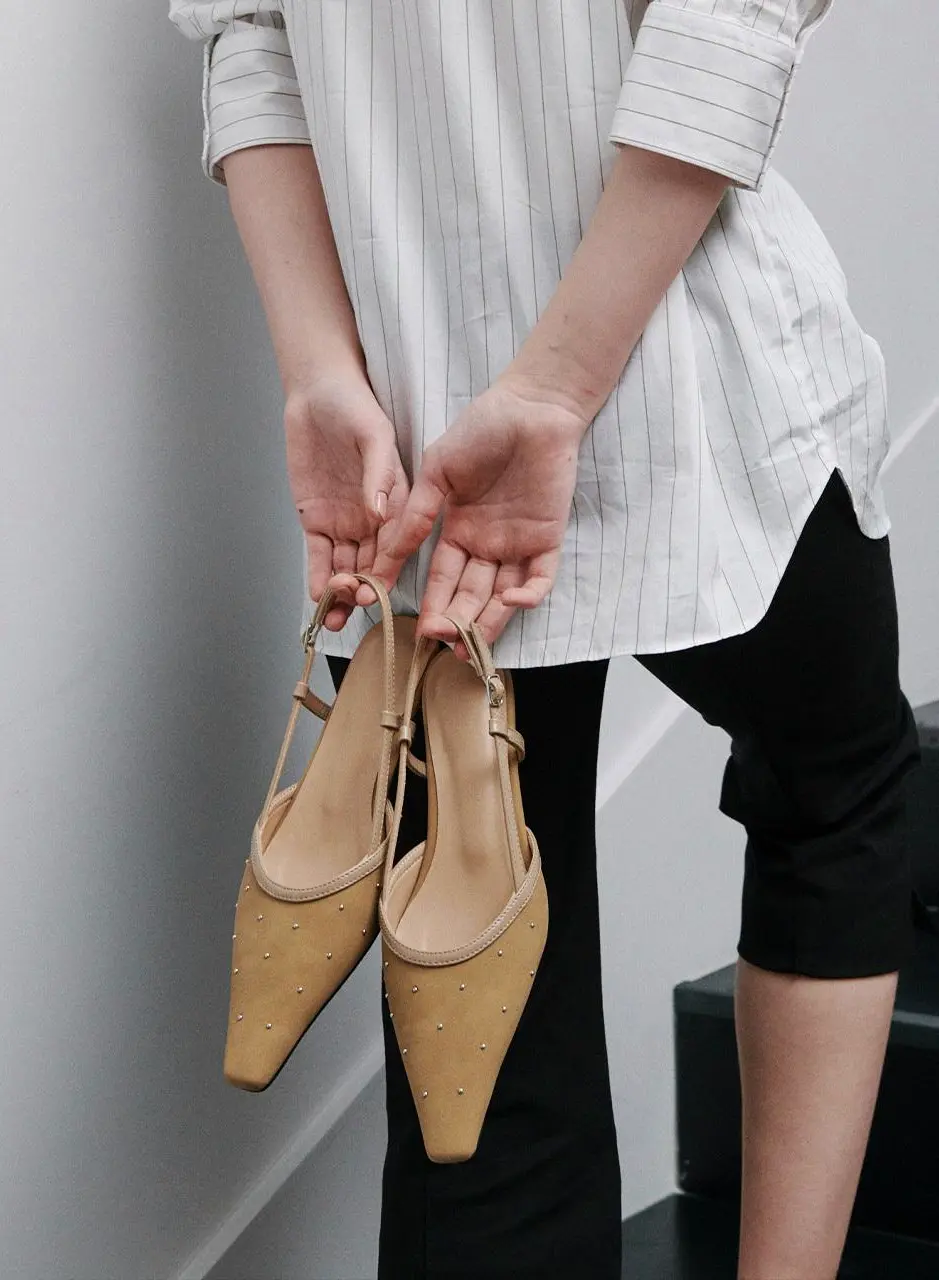 Stardust Slingback PUMPS (ljh9101)