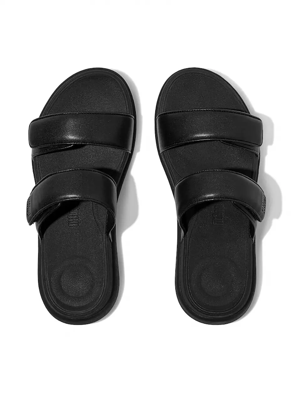 Samsung C&T Official Women's FMODE GO Adjustable Platform Two-Bar Slides [All Black] (FT61K2D035)