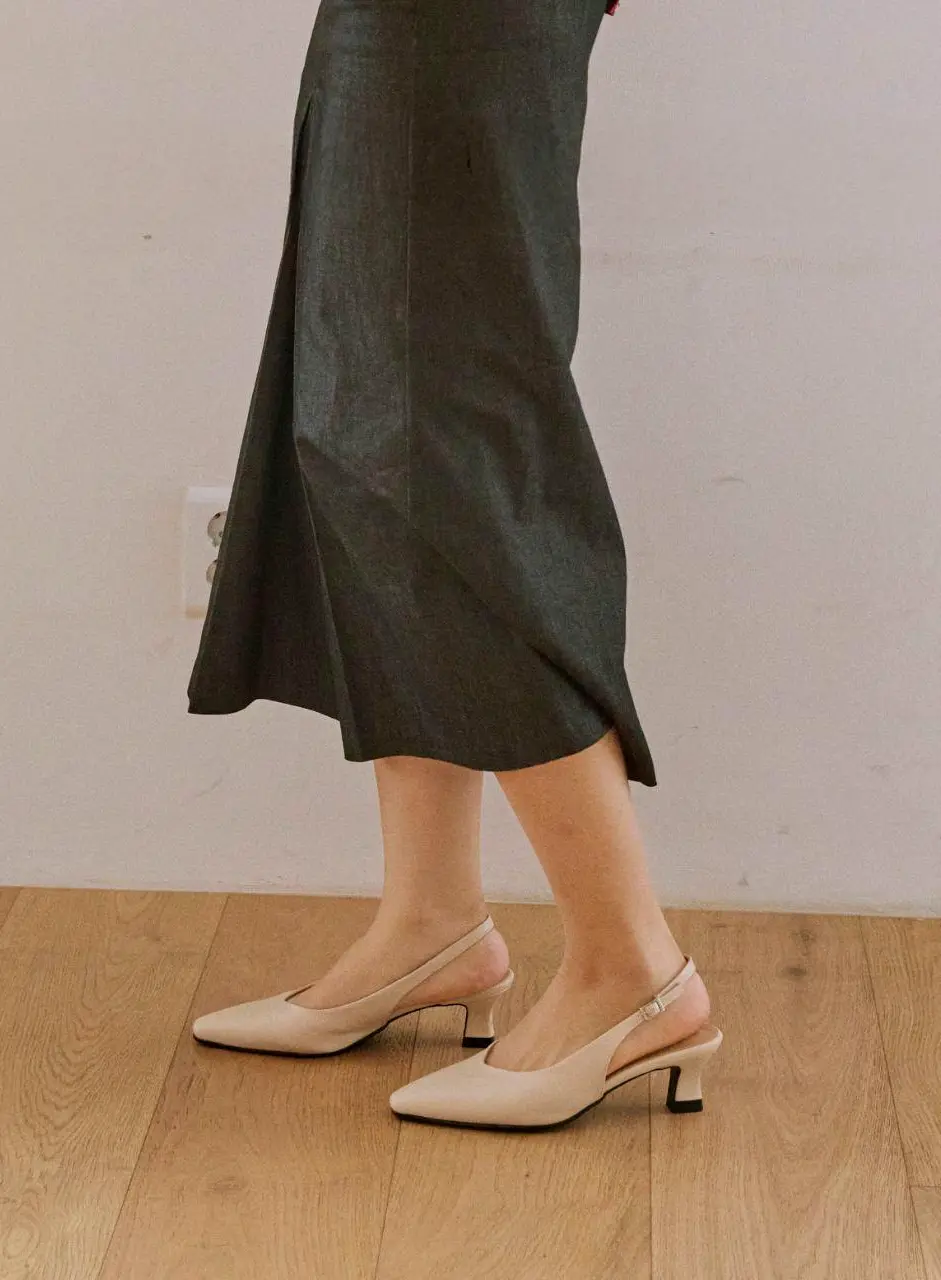 Signature R Slingback 6cm 084 Pumps [4color]