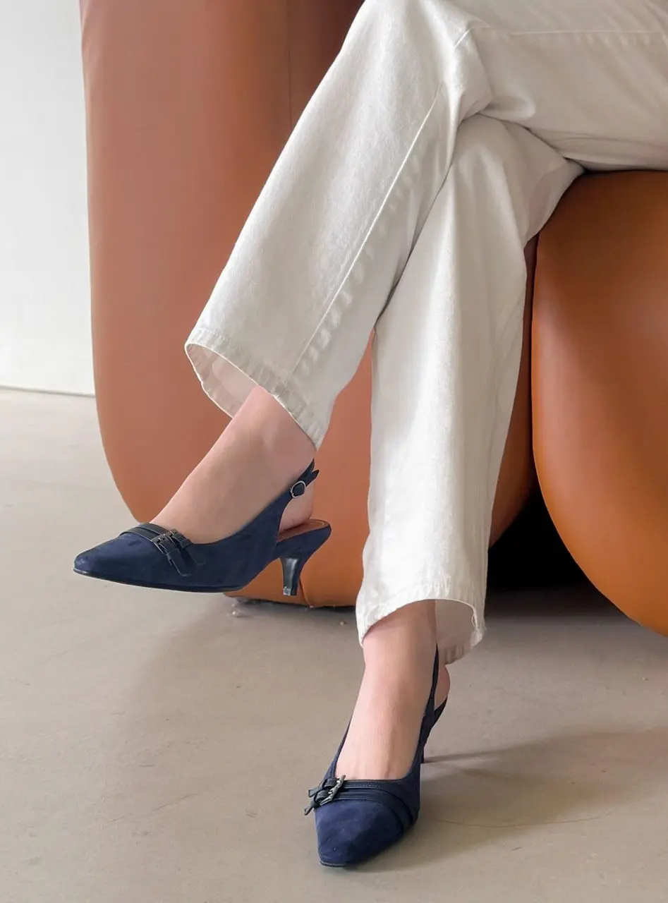 Belted Sling Back Desia 5cm PUMPS (Vi21272)