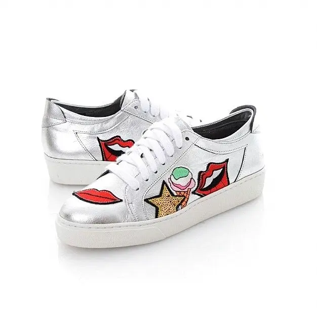 DMP 1626 KSV Lip Sneakers [Silver]