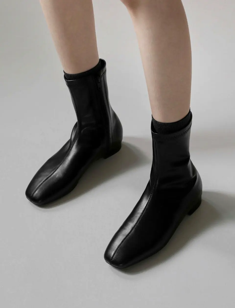 Tysha Socks Ankle Boots (1. 5cm)