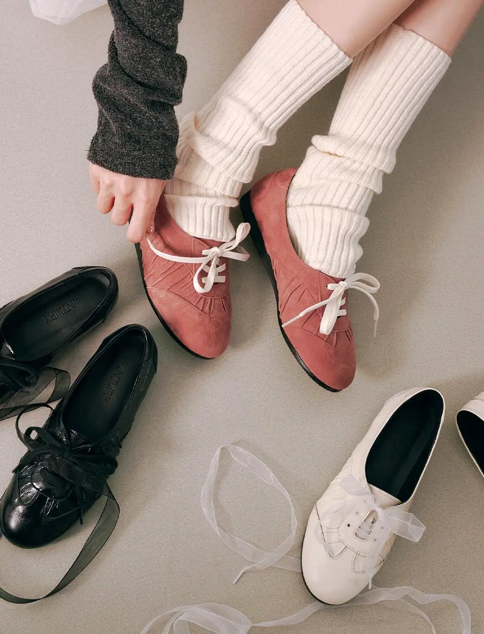 Madelen sneakers flat ballet [3Color]