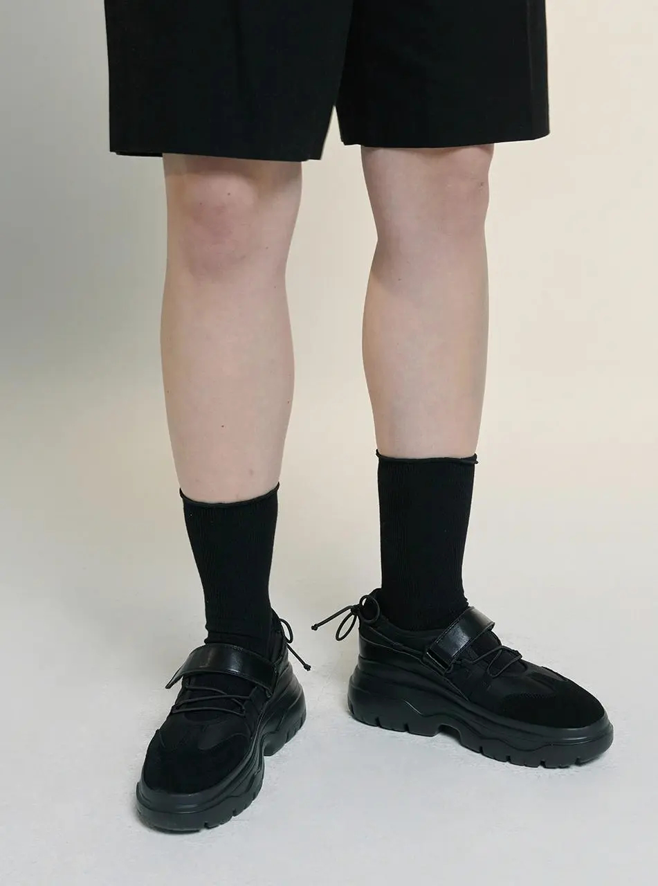 String Platform Sneakers