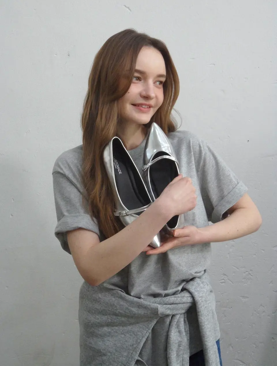 5cm Mary Jane Kitten Heel Claire Pumps (CW0078SV)