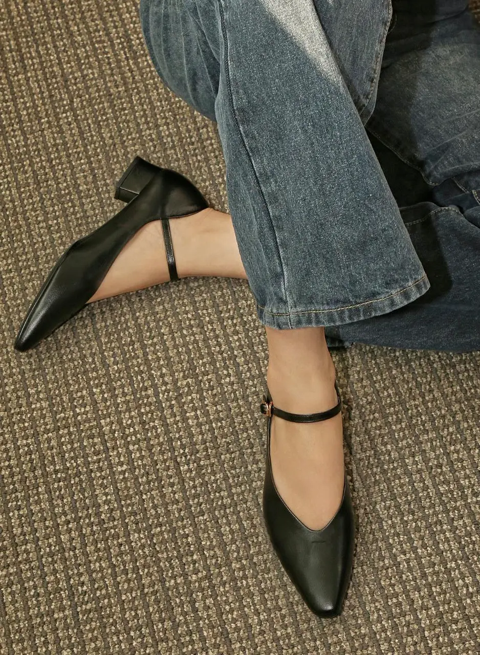 169J Ruve Maryjane Flat Shoes Pumps 3cm