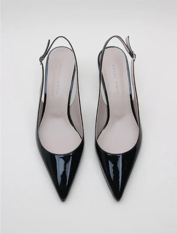 Plain Slingback Shoes_5cm