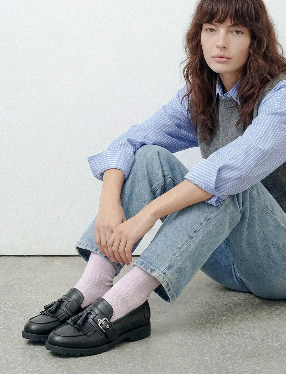 2041 Mare Tassel Lug Loafer 2.5cm