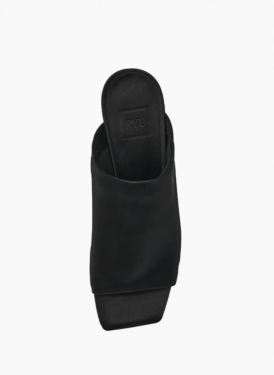 DREBY SLIPPER 4CM SLIDES [BK] (RY109)