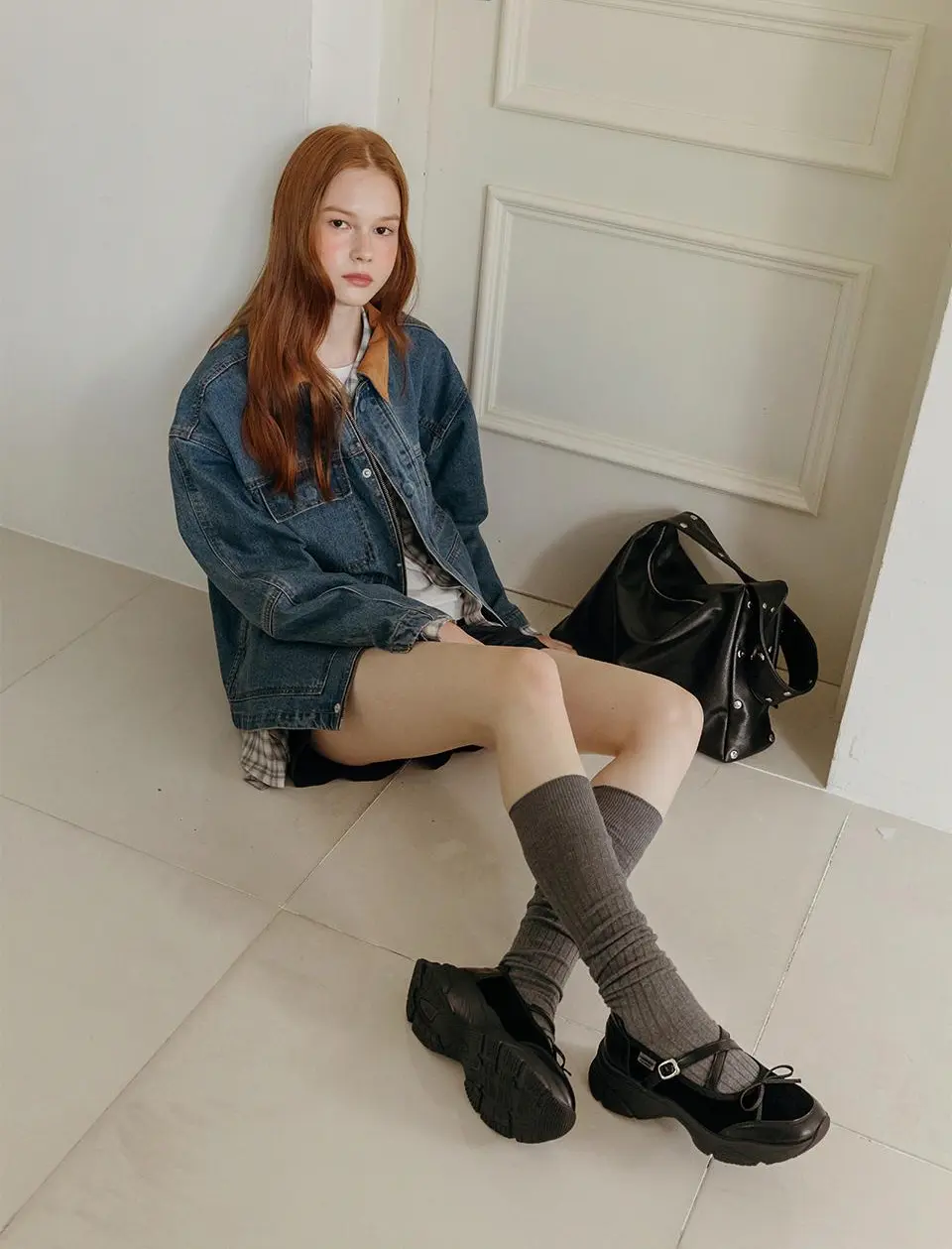 Poseul Mini Ribbon X-Strap Chunky 5cm Sneakers