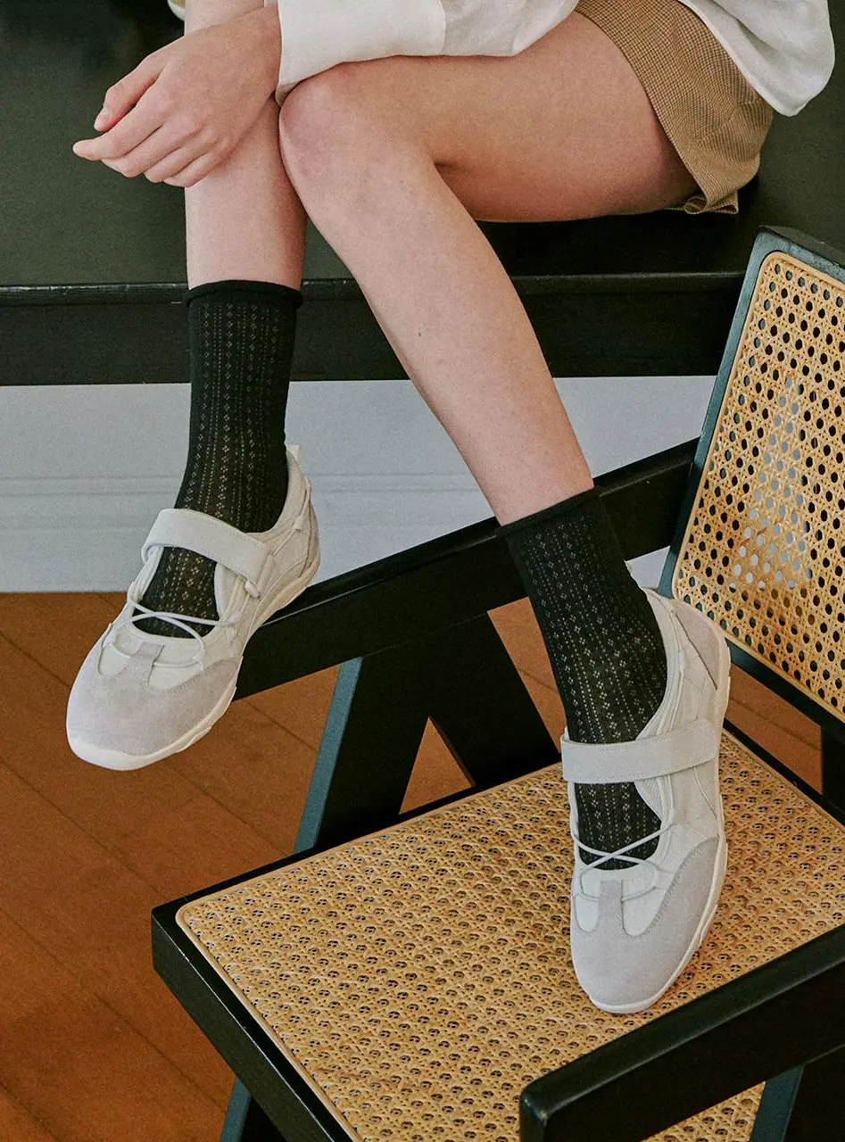 String Velcro Platform Sneakers (ljh1030)