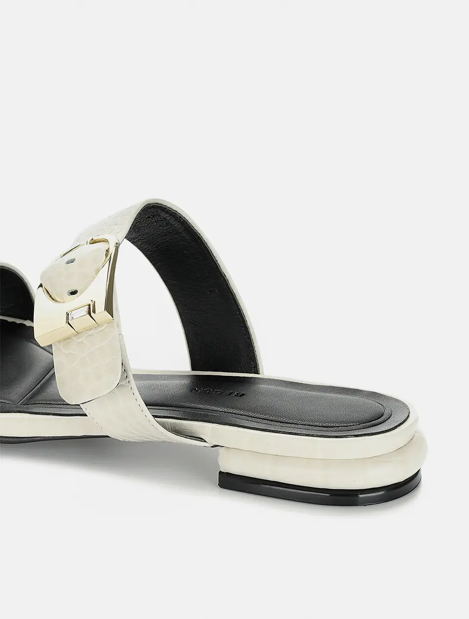 Anello Signature Strap Sandals - Ecru