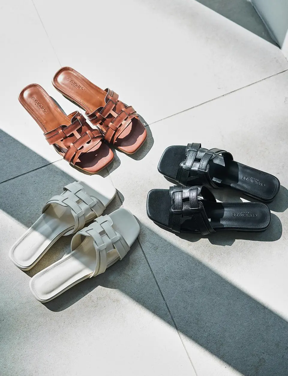 Mila Weaving Layered Mule 1.5cm (CW0103BR)