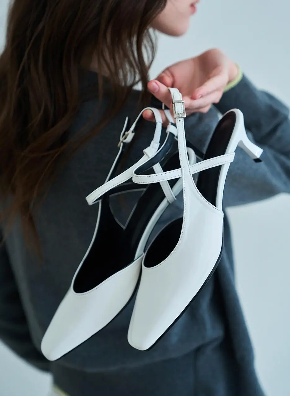 Rael Minimal Square Heel 5cm (CW0105GWH)