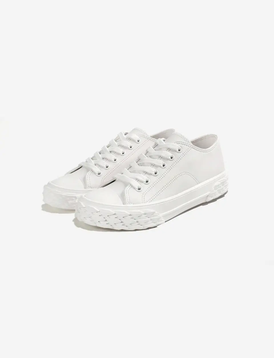 MAKO LEATHER SNEAKERS [WHITE]