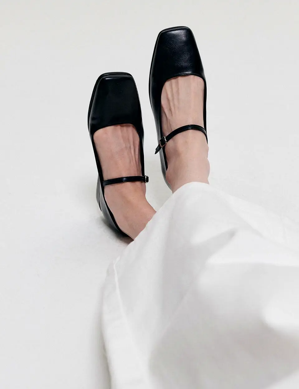 KATE MARYJANE FLAT LOAFERS [BLACK]