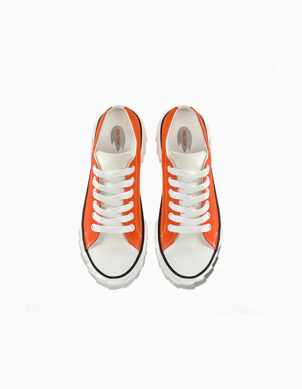 Mako Canvas Blend Sneakers [Orange]
