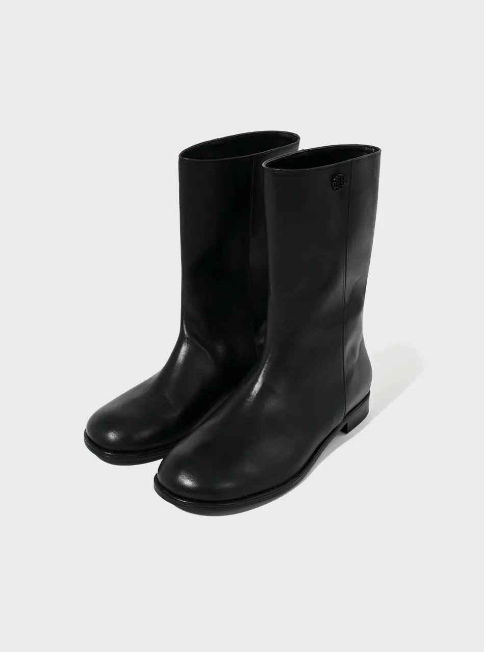 Mute Middle_Boots Black
